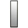 B&M Over Door Mirror 120 X 30cm - Black