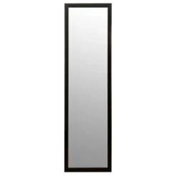 B&M Over Door Mirror 120 X 30cm - Black