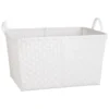B&M Large Woven Basket - Beige