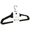 B&M Pure Velvet Hangers 8pk - Black