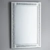B&M Crushed Jewel Mirror - Silver