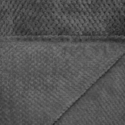 Simply Everyday Waffle Throw - Charcoal -Chic Home Decor Store 348798 simply waffle throw charcoal 2