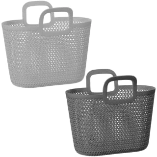 B&M Knit Handy Storage Basket - Light Grey 2 B&M Knit Handy Storage Basket - Light Grey - Image 2