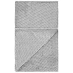 Simply Everyday Waffle Throw - Silver -Chic Home Decor Store 360835 simply waffle throw grey 2