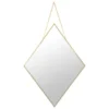 B&M Diamond Hanging Mirror - Gold