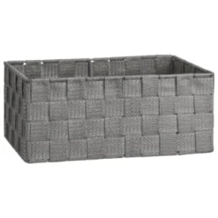 B&M Woven Storage Baskets 3pk - Silver -Chic Home Decor Store 365979 3pk woven baskets silver 2