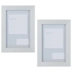 B&M Block Photo Frame 4 X 6" 2pk - Grey