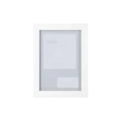 B&M Block Photo Frame 5 X 7" 2pk - White -Chic Home Decor Store 367046 2pk block photo frame 5x7 white 2
