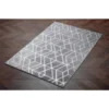 B&M Lexi Microplush Rug 60 X 110cm - Grey