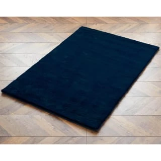 B&M Luxury Faux Fur Rug 100 X 150cm - Navy 1 B&M Luxury Faux Fur Rug 100 X 150cm - Navy