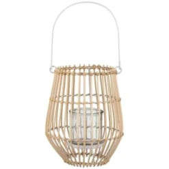 B&M Scandi Shore Rattan Style Lantern