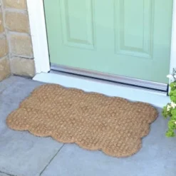 B&M Woven Coir Knot Doormat -Chic Home Decor Store 370223 woven coir knot 2