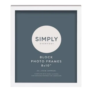 Simply Everyday 8 X 10" Block Frames 3pk - White 3 Simply Everyday 8 X 10" Block Frames 3pk - White - Image 3