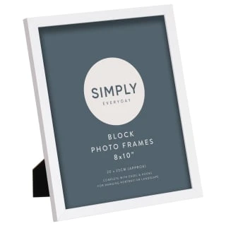 Simply Everyday 8 X 10" Block Frames 3pk - White 2 Simply Everyday 8 X 10" Block Frames 3pk - White - Image 2