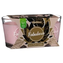 Fabulosa Candle Twin Pack 2pk - Opulence -Chic Home Decor Store 372559 fabulosa twin candle pack rainbow opulence