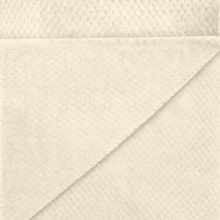 Waffle Faux Fur Throw - Cream 4 Waffle Faux Fur Throw - Cream - Image 4