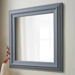 B&M Dorset Square Mirror - Grey
