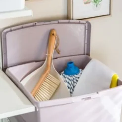 B&M Waffle Clip Box 25.5L - Blush -Chic Home Decor Store 375471 blush 25 5l waffle clip box 3