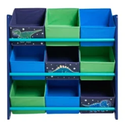 B&M Glow In The Dark Dinosaur 9 Tub Storage Drawers -Chic Home Decor Store 375936 dinostar 9 tub storage 1