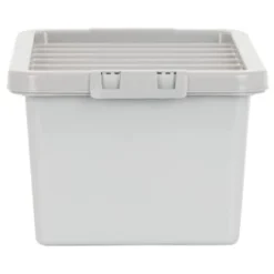 B&M Storage Box With Lid 11L - Graphite -Chic Home Decor Store 377031 11l storage box grey