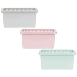 B&M Storage Box With Lid 11L - Dusty Pink -Chic Home Decor Store 377031 377033 377036 11l storage box group 2