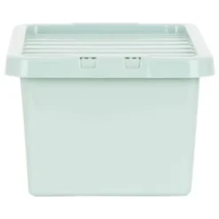 B&M Storage Box With Lid 11L - Sage 7 B&M Storage Box With Lid 11L - Sage -Chic Home Decor Store 377036 11l storage box sage 2