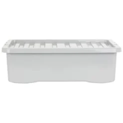 B&M Under Bed Storage Box 32L - Grey -Chic Home Decor Store 377037 under bed storage box 32l grey 4