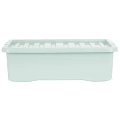 B&M Under Bed Storage Box 32L - Sage -Chic Home Decor Store 377040 under bed storage box 32l sage