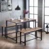 B&M Coberg Bench Dining Set 3pc