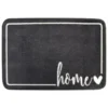 B&M Super Soft Washable Slogan Mat 50 X 70cm - Grey