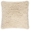 B&M Teddy Tufted Cushion - Cream