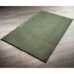 B&M Micro Plush Rug 110 X 160cm - Sage