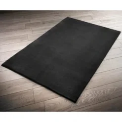 B&M Micro Plush Rug 110 X 160cm - Black