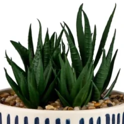 B&M Scandi Shore Stripe Succulent 3 B&M Scandi Shore Stripe Succulent -Chic Home Decor Store 380604 scandi shore stripe succulent 4
