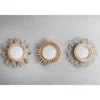 B&M Rattan Mirror 3pk
