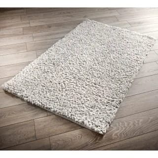 B&M Chunky Knit Rug 100 X 150cm - Silver 1 B&M Chunky Knit Rug 100 X 150cm - Silver