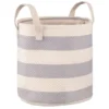 B&M Perissa Nordic Striped Basket - Blue & White