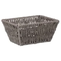 B&M Syros Mini Wicker Basket - Grey
