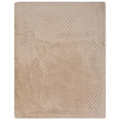B&M Supersoft Waffle Throw - Stone -Chic Home Decor Store 383145 waffle stone throw 3
