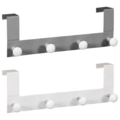 B&M Heavy Duty Overdoor Hooks - White -Chic Home Decor Store 383565 heavy duty overdoor hooks main