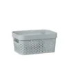 B&M Medium Rectangular Spot Storage Basket - Grey