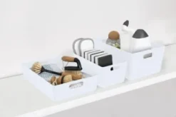 Soho Storage Tub 10 X 30 X 10cm - White -Chic Home Decor Store 384310 384319 384402 soho box white group