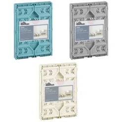 Midi Stacking Fold Flat Crate 30.6 X 20.5 X 12.6cm - Cream -Chic Home Decor Store 384970 384974 384975 home essentials midi stacking fold flat crate main 2 2