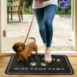 B&M Washable Pet Doormat - Wipe Your Paws -Chic Home Decor Store 385004 pet washable doormat 4