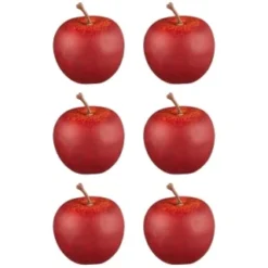 B&M Apple Decorations 6pk 5 B&M Apple Decorations 6pk -Chic Home Decor Store 387538 apples 2