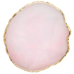B&M Agate Style Tray - Pink