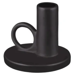 B&M Ceramic Dinner Candle Holder