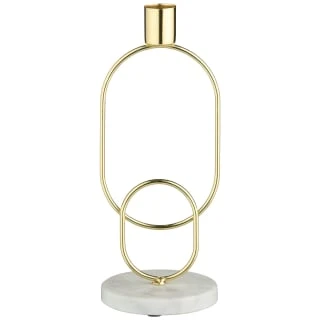 B&M Marble & Gold Candle Holder 1 B&M Marble & Gold Candle Holder