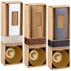 B&M Unwind Incense Sticks & Holder - Ylang Ylang, Rose, Patchouli -Chic Home Decor Store 387610 387611 387613 incense sticks and holder group 1