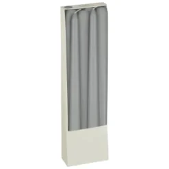 Tapered Candles 8pk - Grey